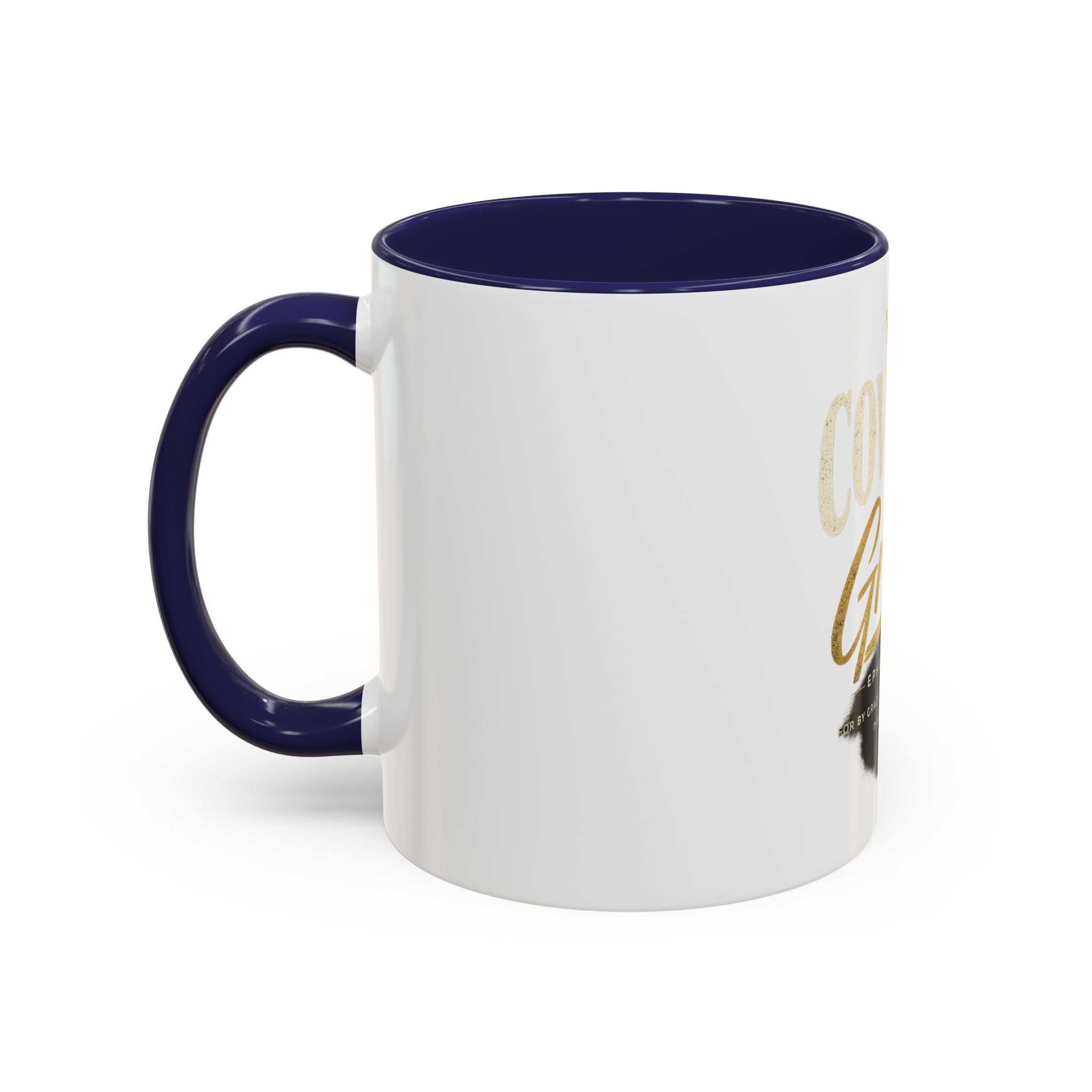 Covered By Grace Ceramic Coffee Mug — Ephesians 2:8 Inspirational Gift