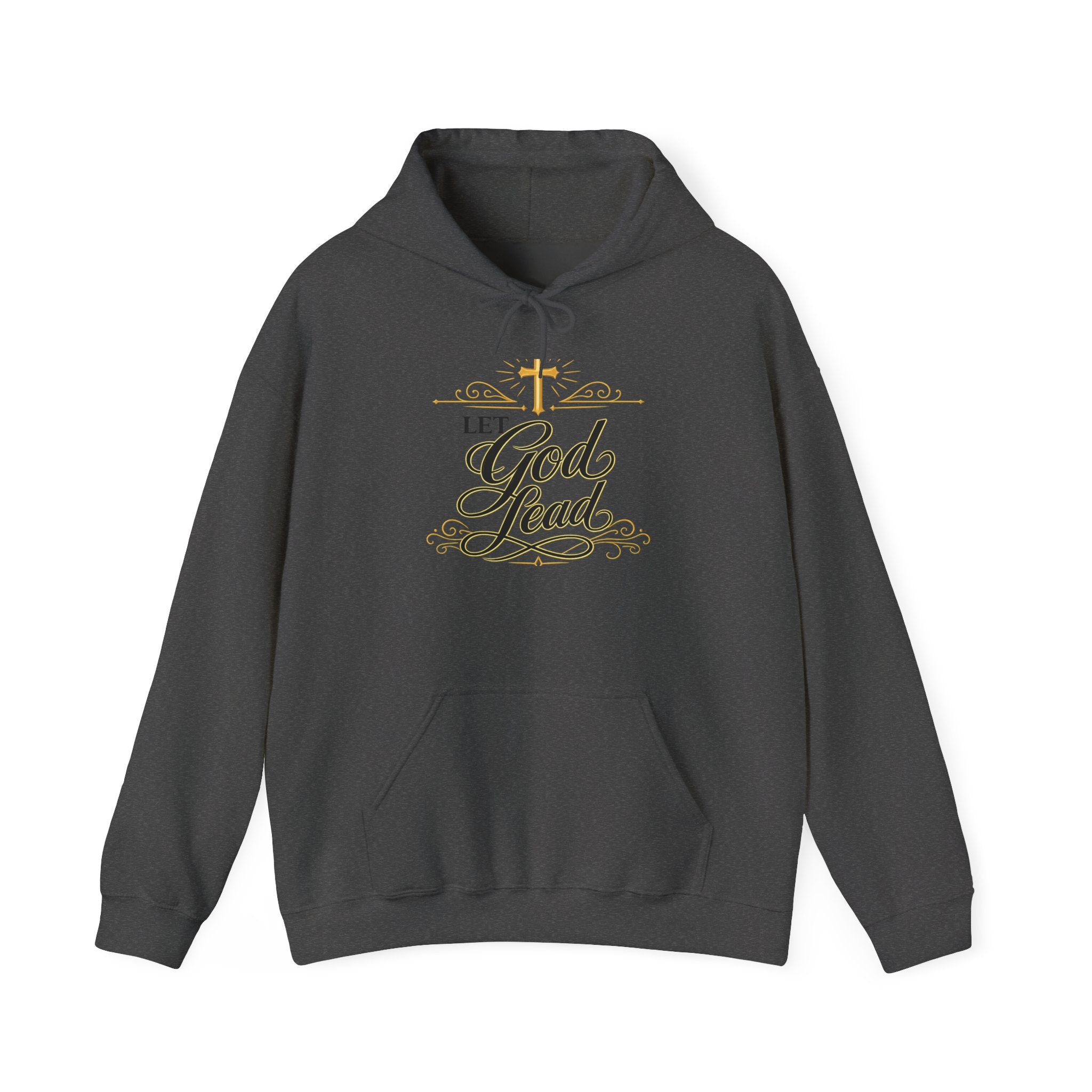 Let God Lead Hoodie — Faith-Based Scripture Hoodie (Trust in the Lord Psalm Design)