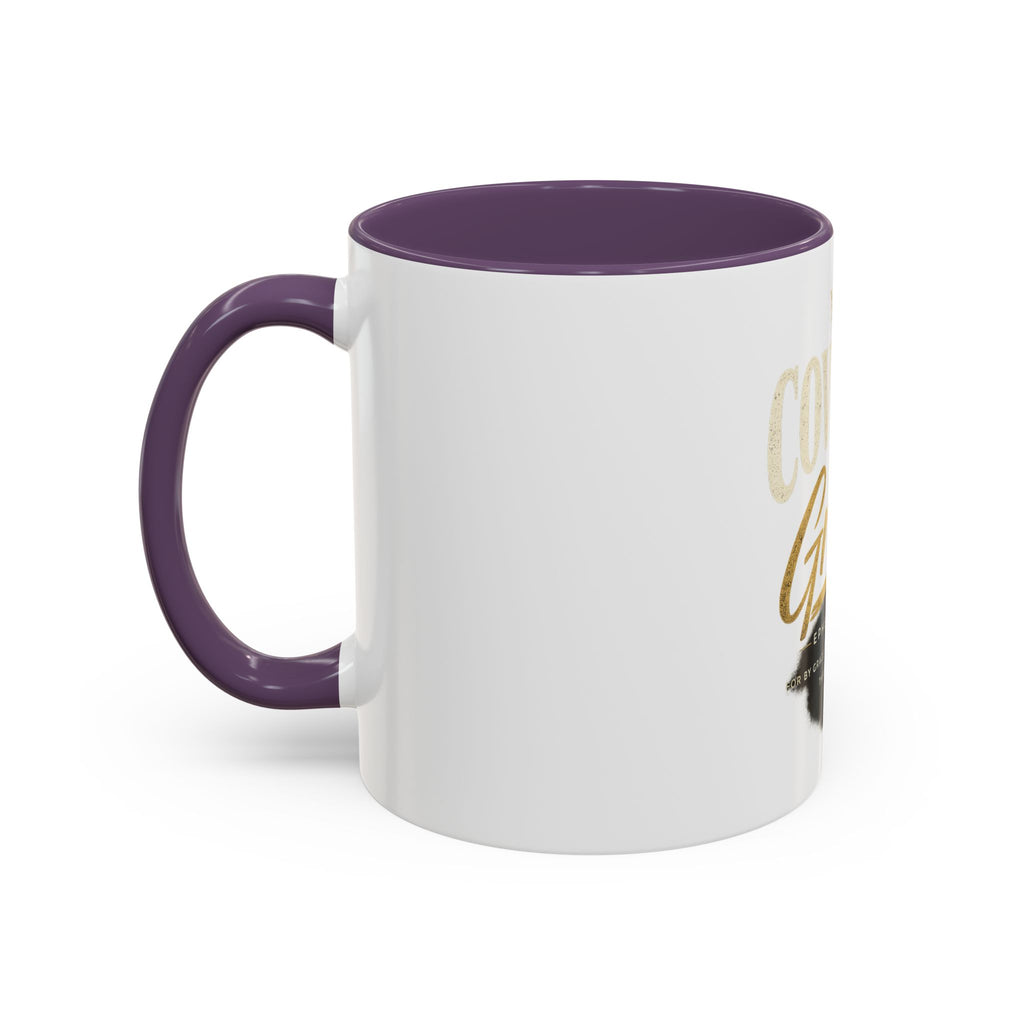 Covered By Grace Ceramic Coffee Mug — Ephesians 2:8 Inspirational Gift