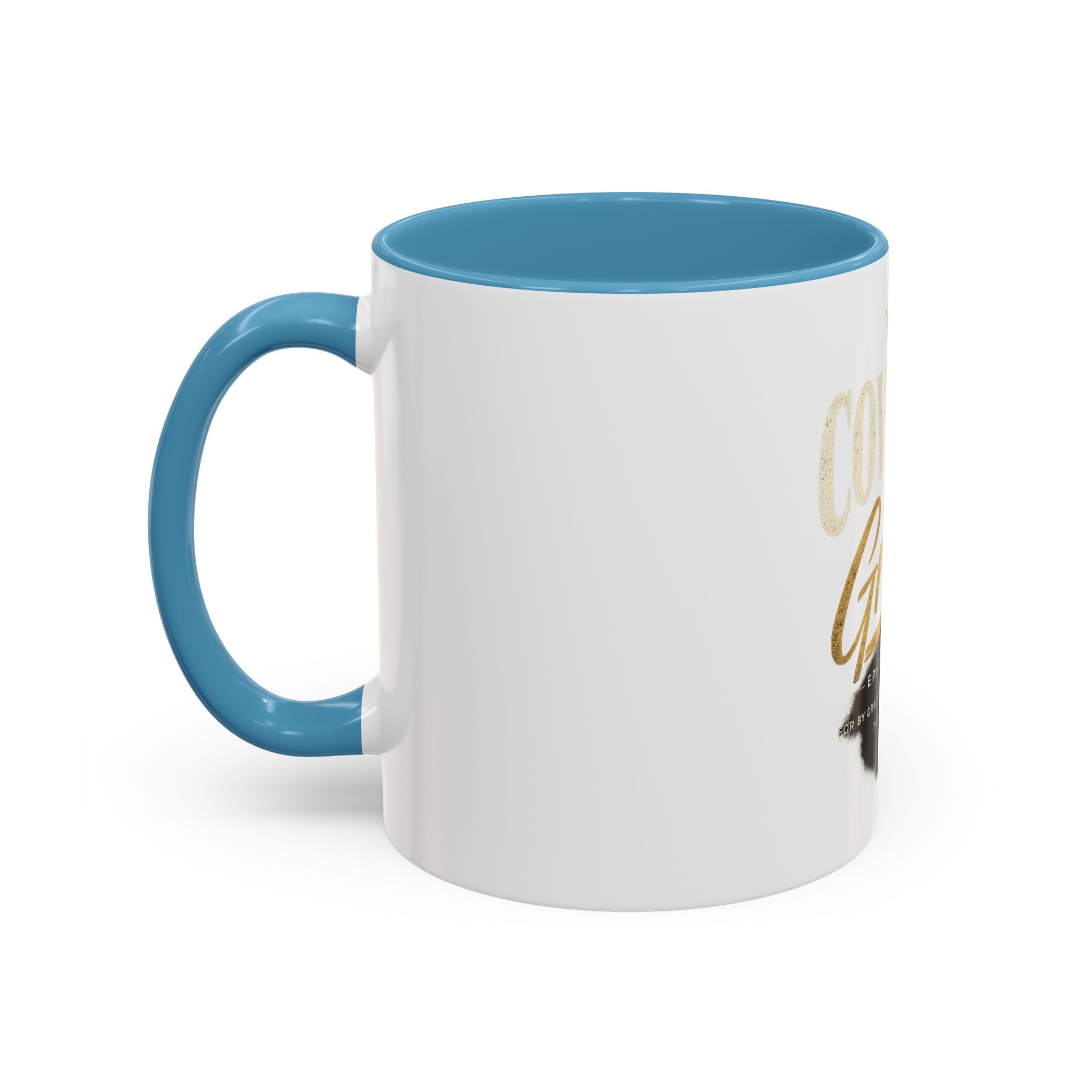 Covered By Grace Ceramic Coffee Mug — Ephesians 2:8 Inspirational Gift