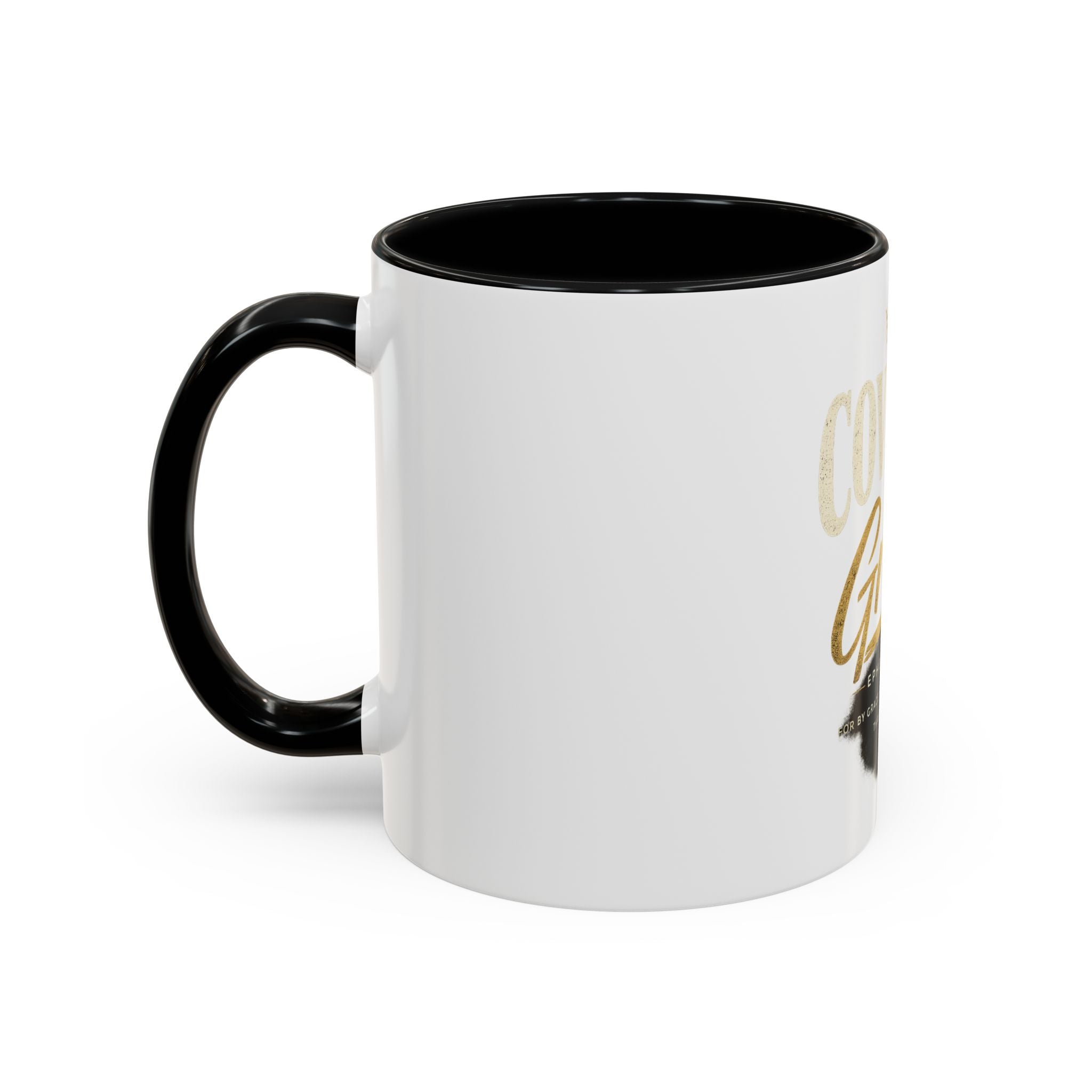 Covered By Grace Ceramic Coffee Mug — Ephesians 2:8 Inspirational Gift